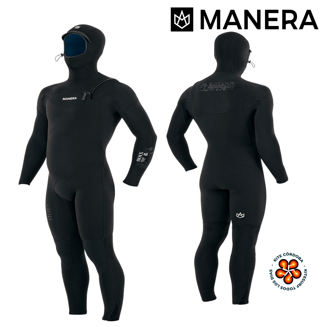Imagen de un traje de neopreno con manta térmica interna para condiciones frías. Marca Manera Modelo X10D
