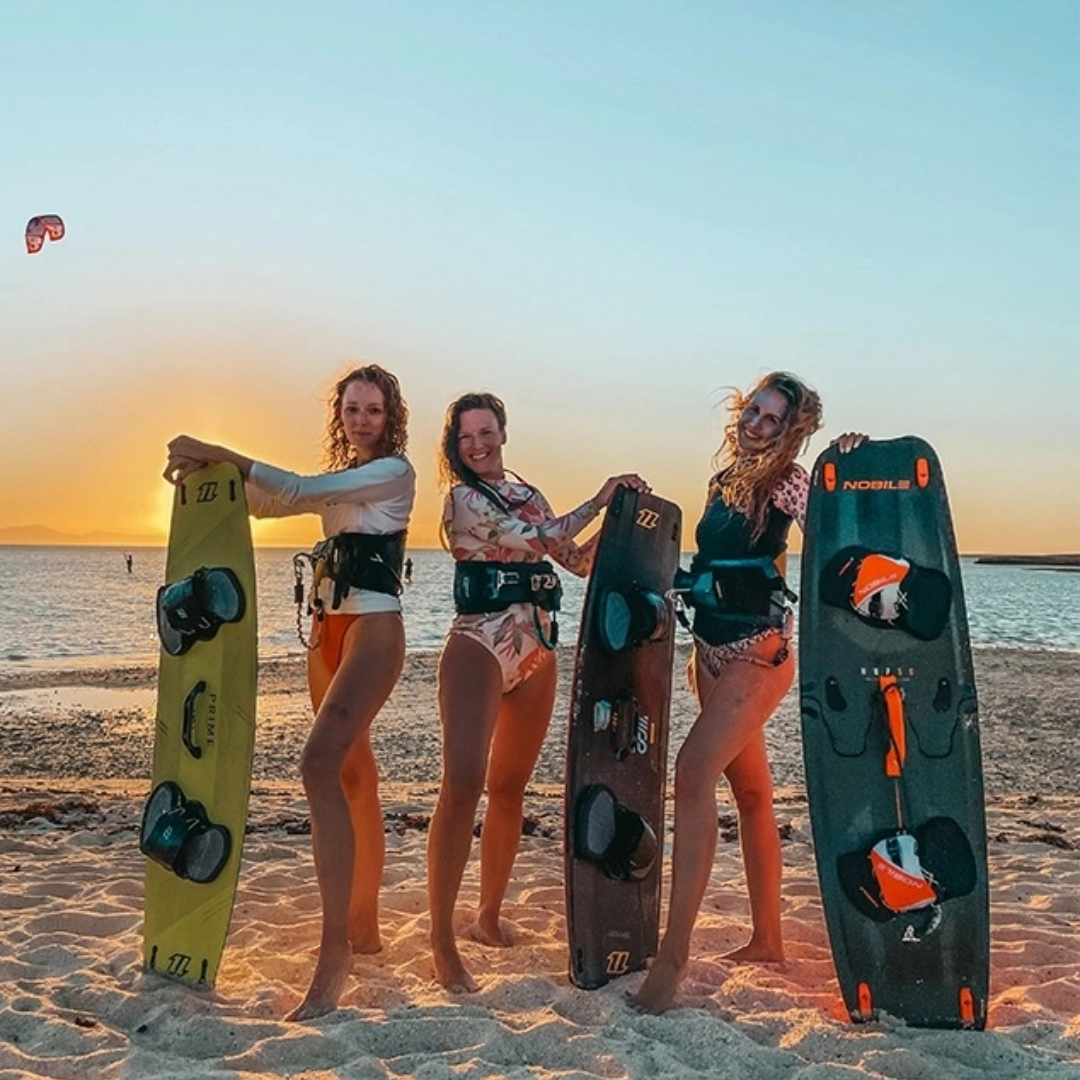 Tabla twin tip para kitesurf principiantes con buena flotación